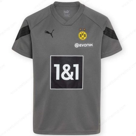 BoRusland Dortmund Pre Match Voetbalshirt-Grijs