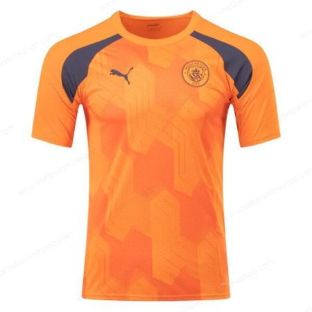 Manchester City Pre Match Training Voetbalshirt-Oranje