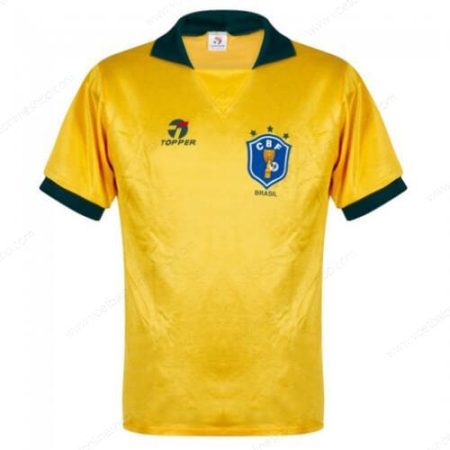 Retro Brazilië Thuisshirt Voetbal 1988