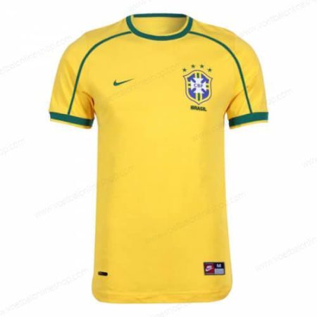Retro Brazilië Thuisshirt Voetbal 1998