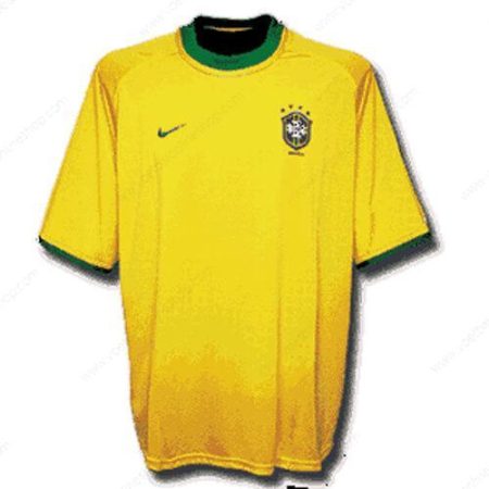 Retro Brazilië Thuisshirt Voetbal 2000