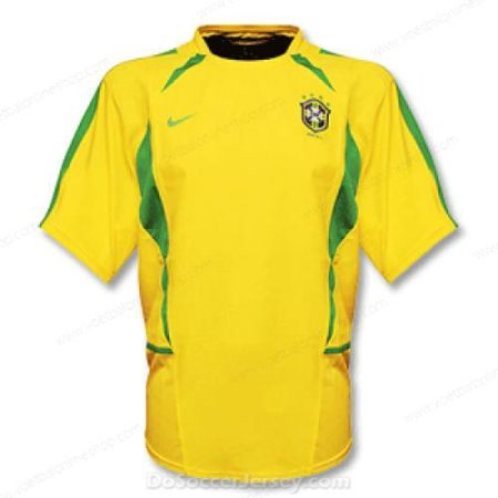 Retro Brazilië Thuisshirt Voetbal 2002