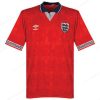 Retro Engeland Uitshirt Voetbal 1990