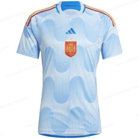 Spanje Uit Spelersversie Voetbalshirt 2022