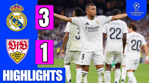 Champions League første runde – Real Madrid 3-1 Stuttgart fik en god start